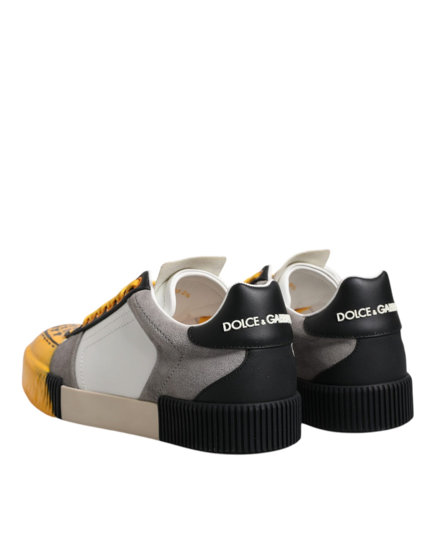 Mehrfarbige DNA Low Top Sneakers aus Leder