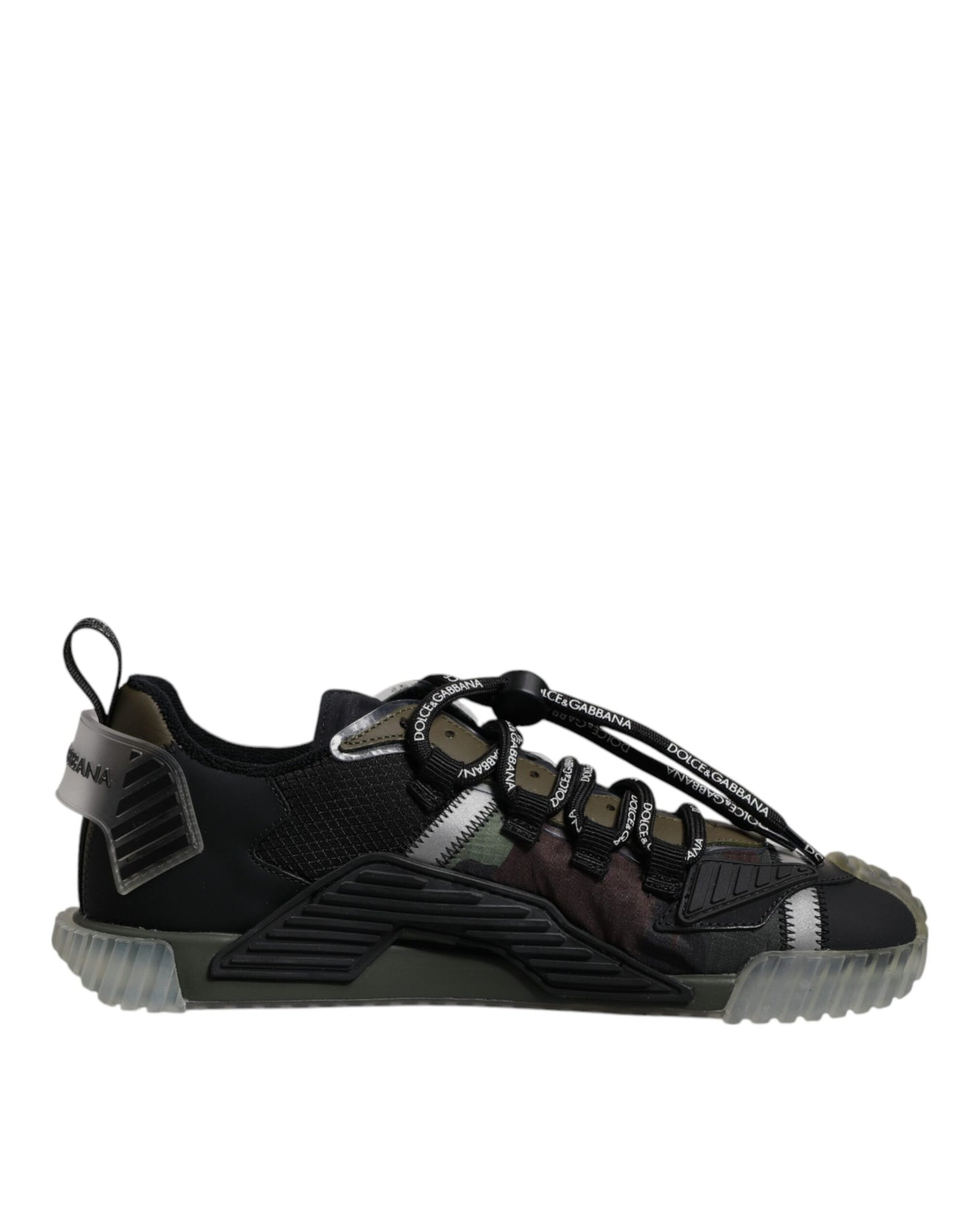 Schwarz Grün Camo NS1 Low Top Sneakers Schuhe