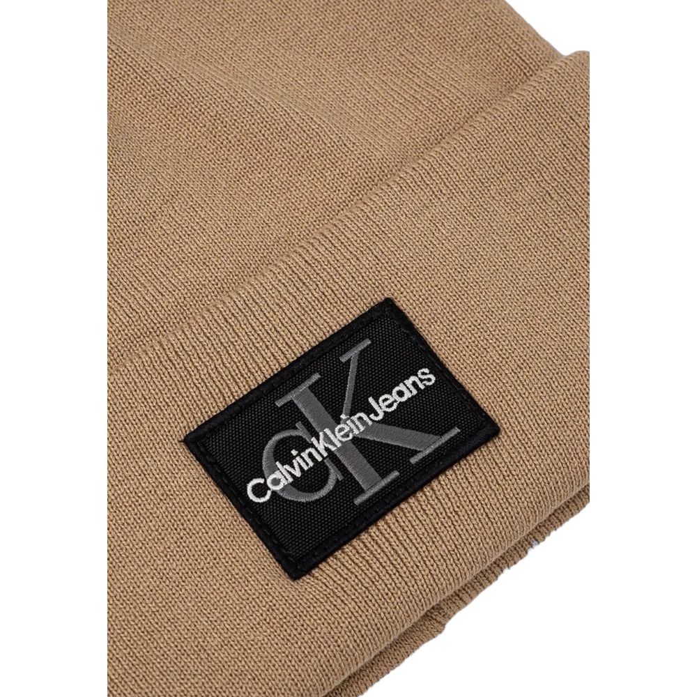 Beige Baumwollkappen Baseballmütze
