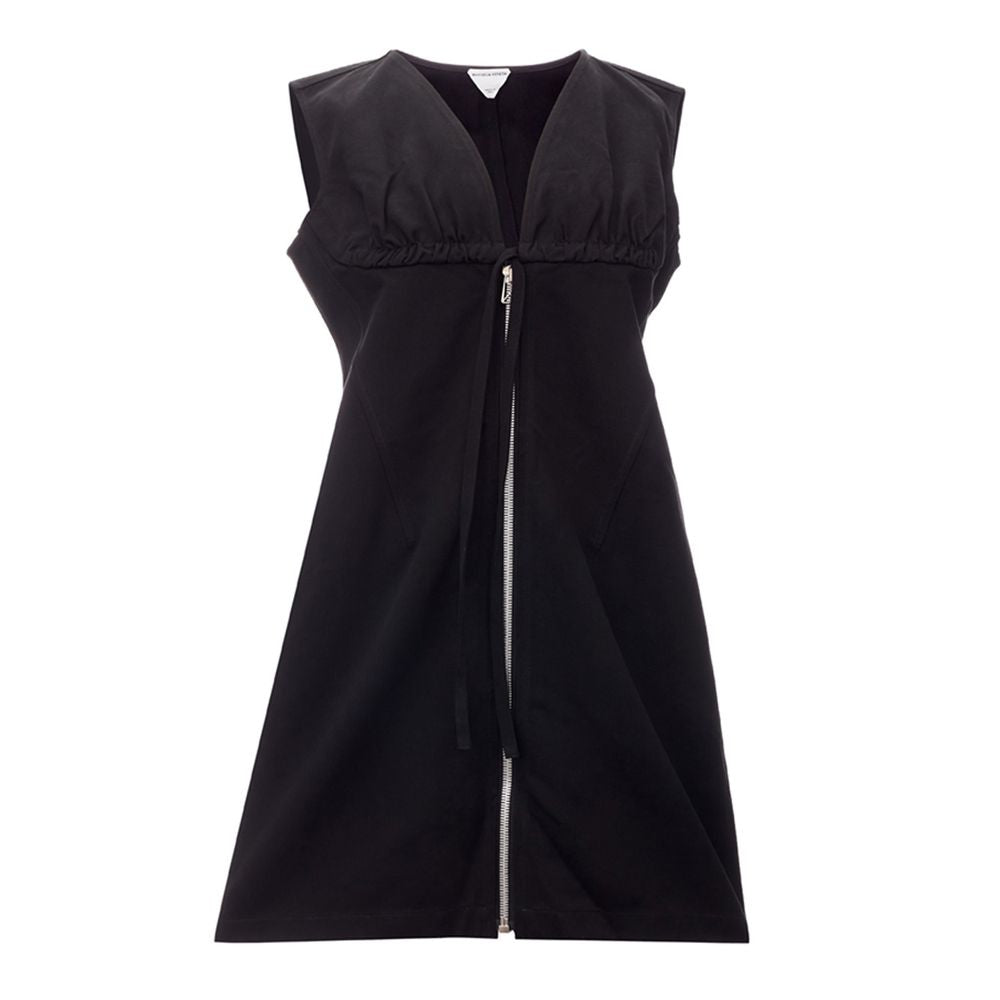 Elegantes schwarzes Viskosekleid Essentials
