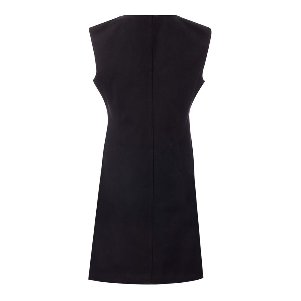 Elegantes schwarzes Viskosekleid Essentials