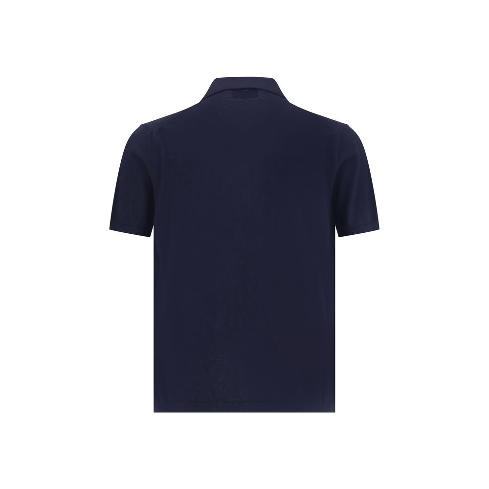 Strick-Poloshirt