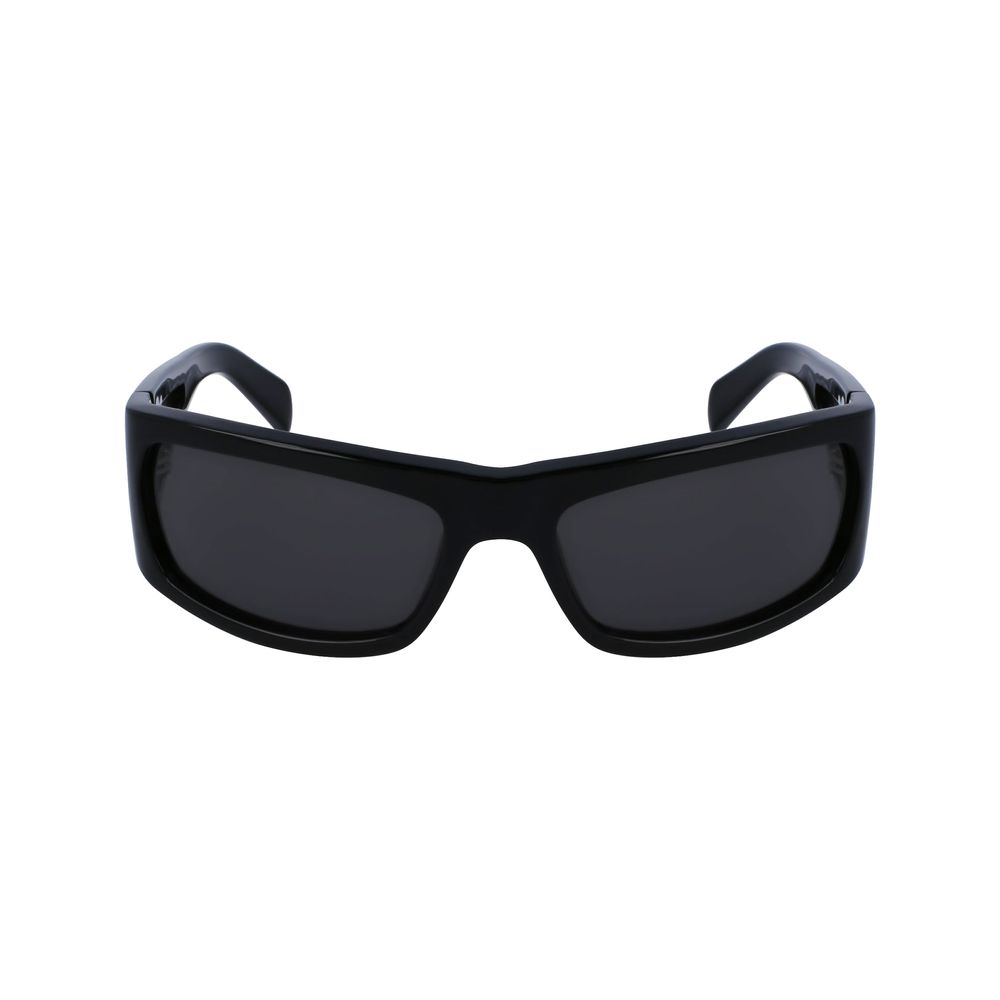 Schwarze Acetat-Sonnenbrille
