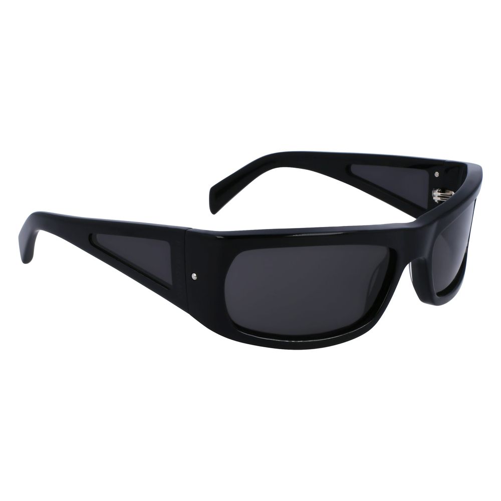 Schwarze Acetat-Sonnenbrille