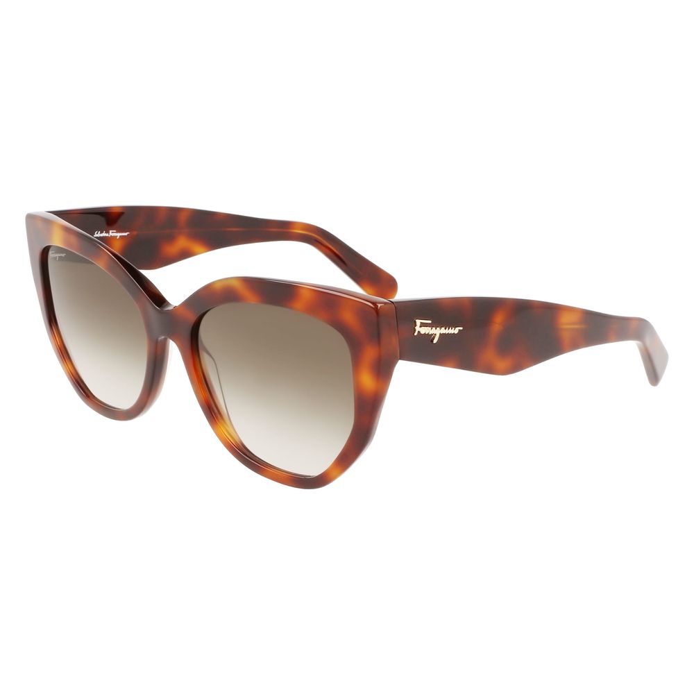Braune Acetat-Sonnenbrille