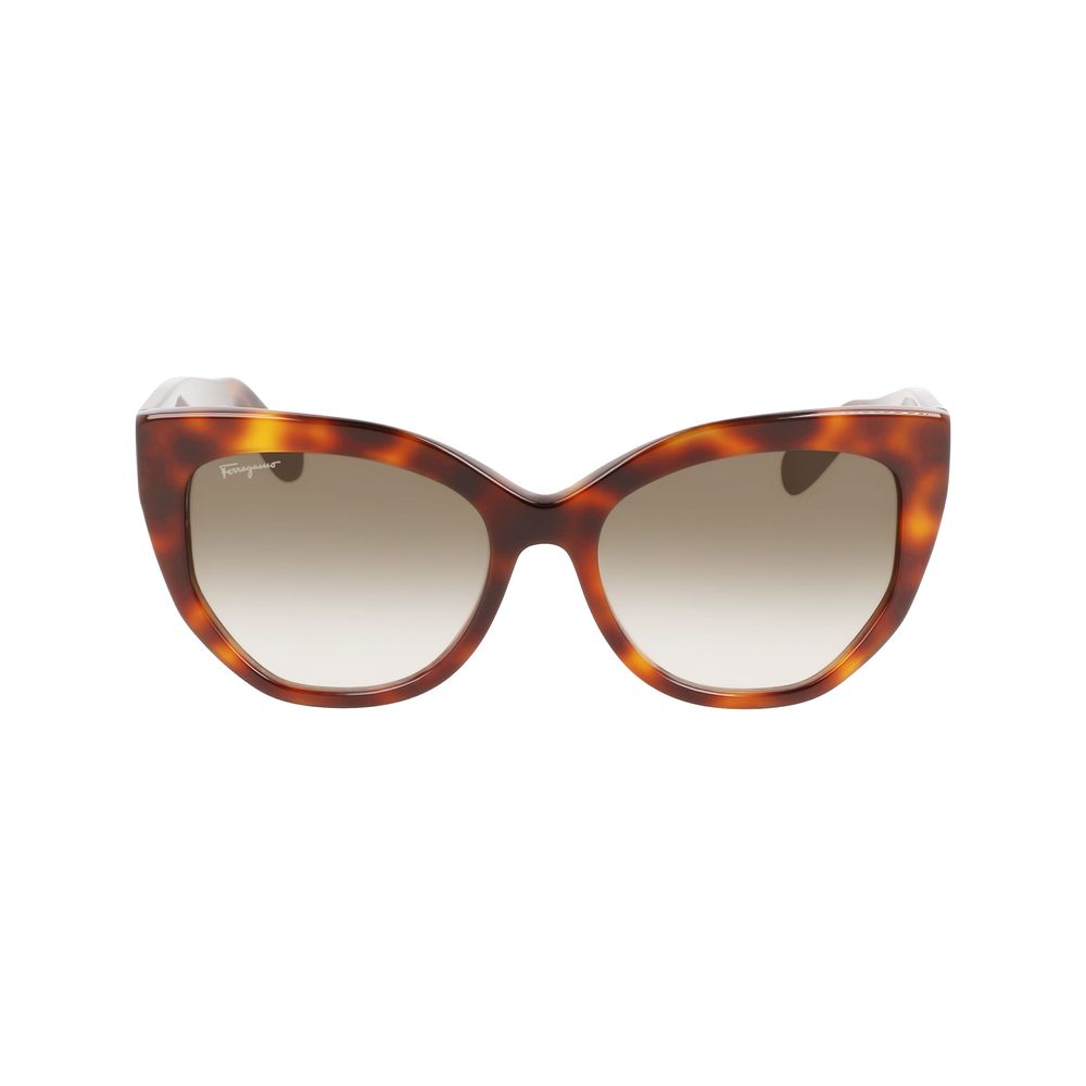 Braune Acetat-Sonnenbrille
