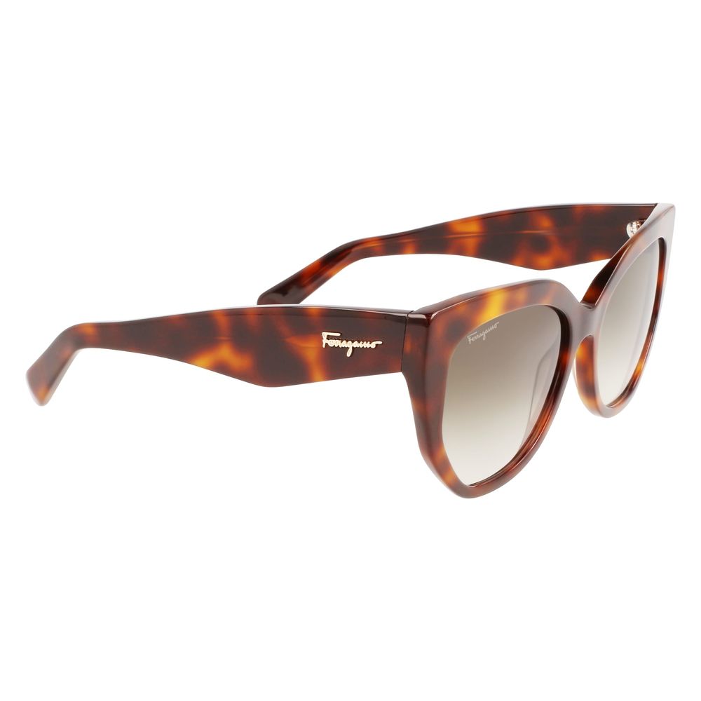 Braune Acetat-Sonnenbrille