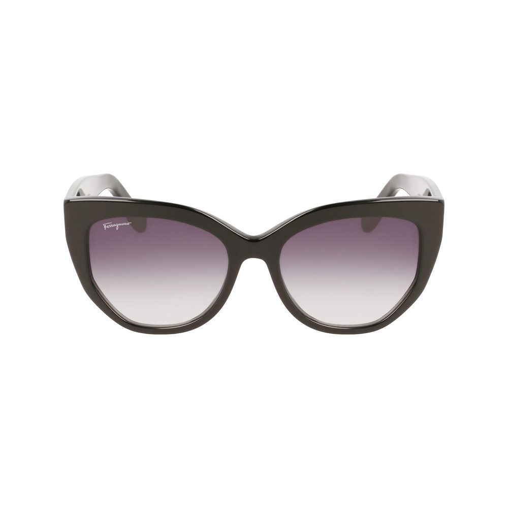 Schwarze Acetat-Sonnenbrille