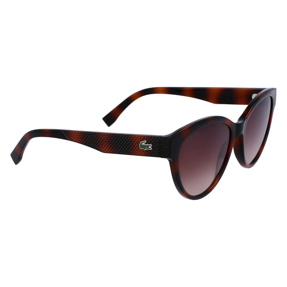 Braune Sonnenbrille mit Spritzguss-Optik