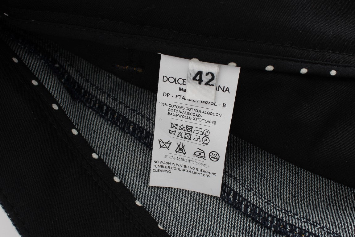Blaue CAPRI Torero Jeans aus Baumwolle