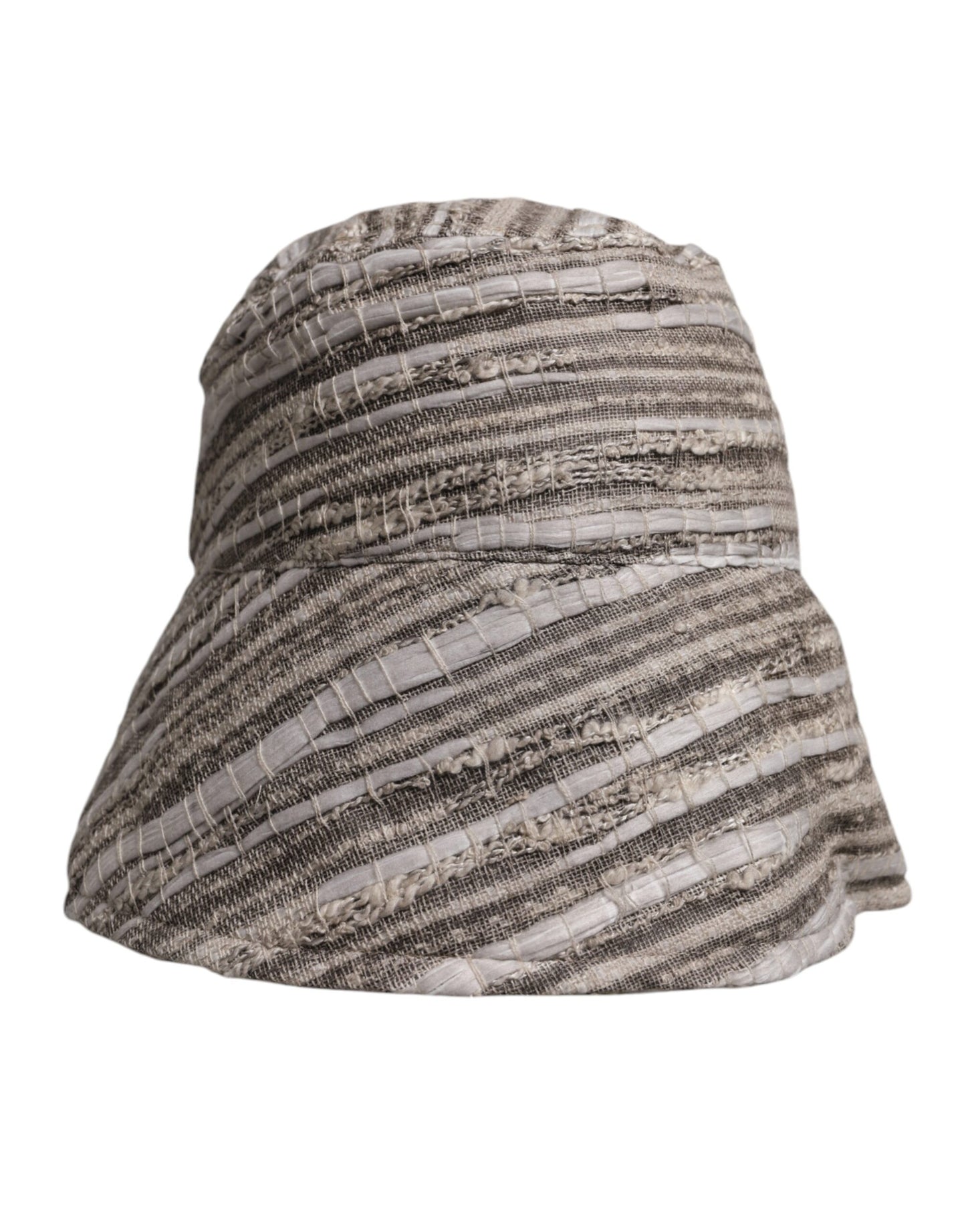 Bucket Cap aus Baumwolle mit mehrfarbigen Streifen