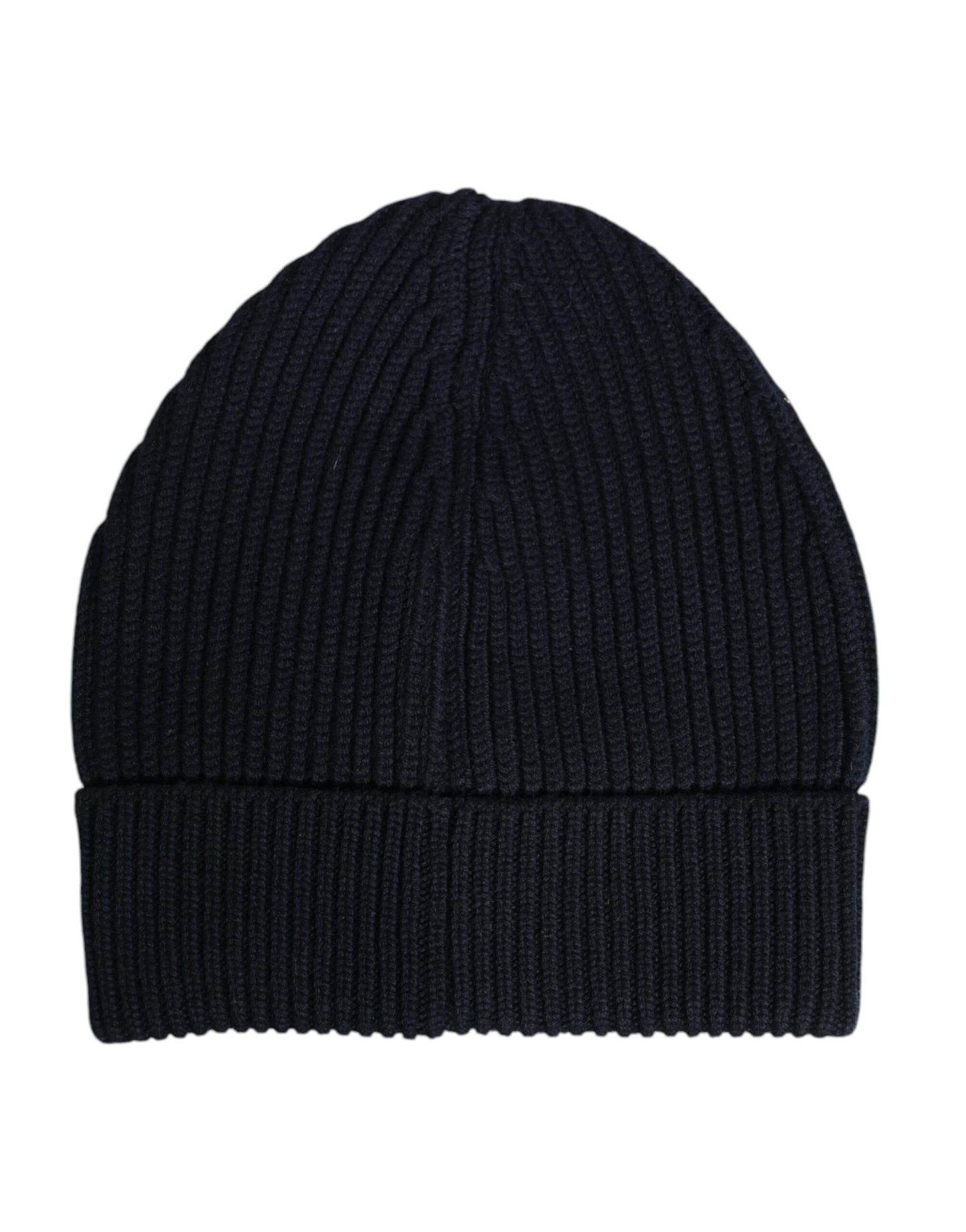 Schwarze Kaschmir-Strickmütze für den Winter