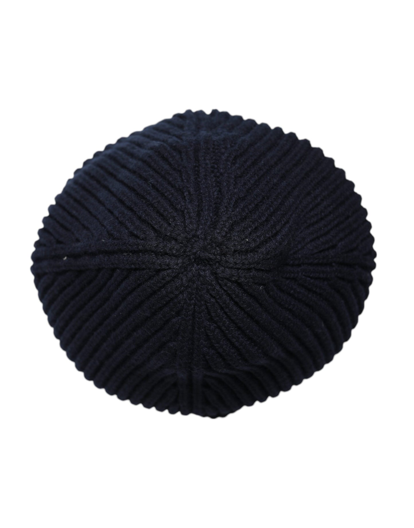 Schwarze Kaschmir-Strickmütze für den Winter