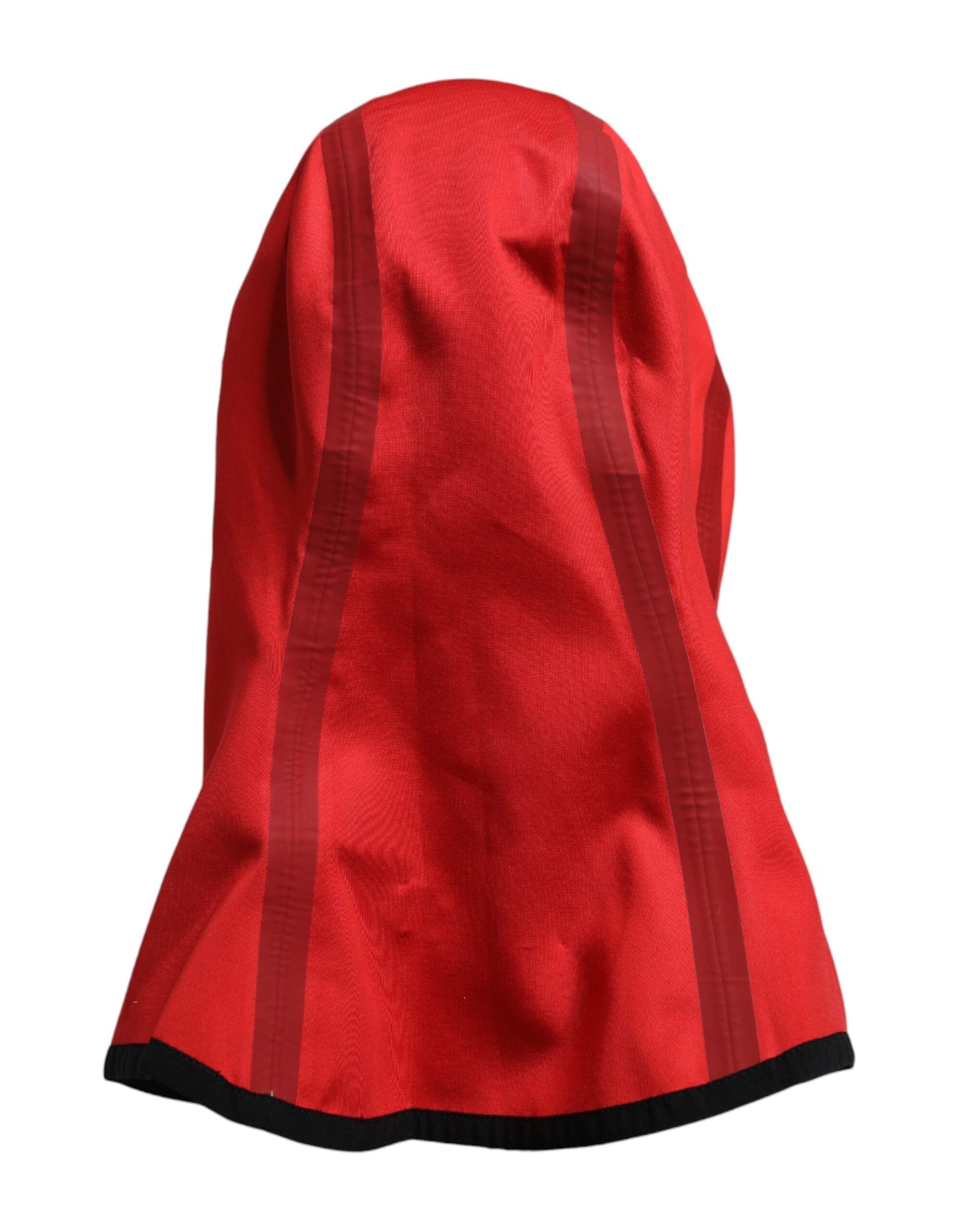 Balaclava-Mütze aus Polyester mit breiter Krempe und rotem Logo