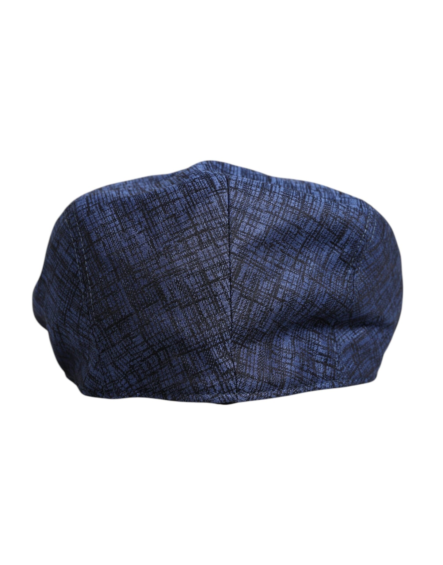 Blaue Newsboy-Mütze aus Baumwollstretch