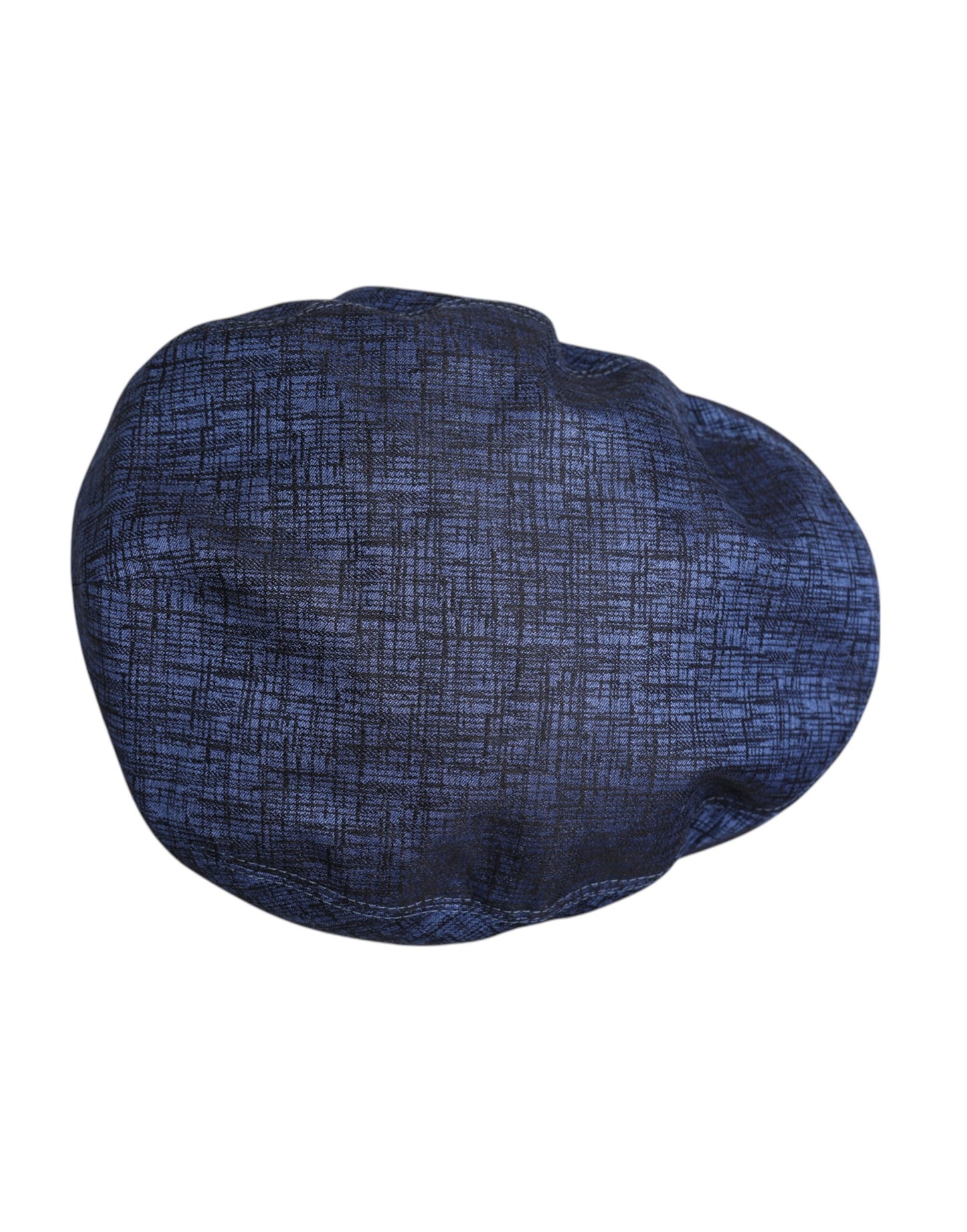 Blaue Newsboy-Mütze aus Baumwollstretch