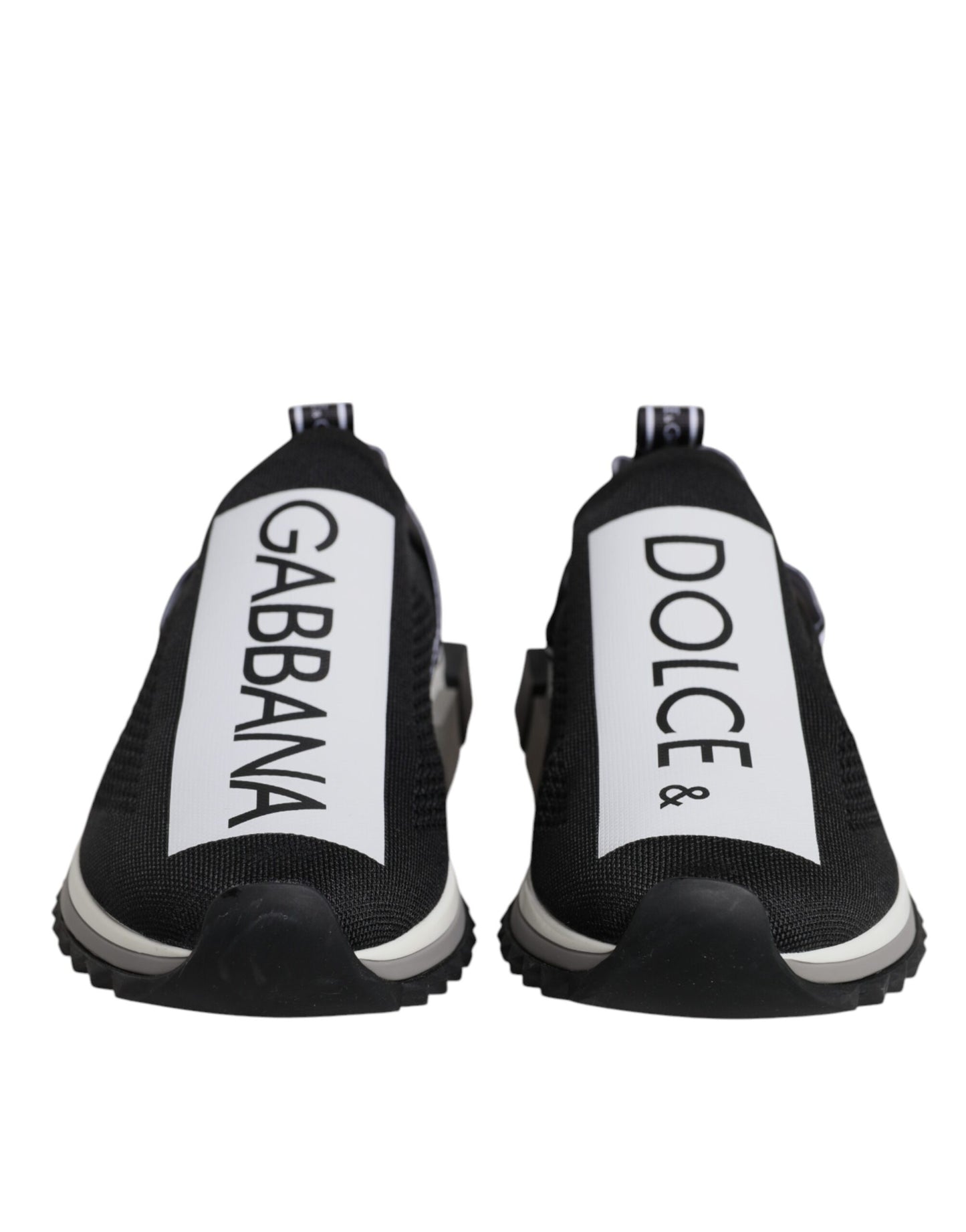 Schwarz-Weiß-Slipper Sorrento Sneakers Schuhe