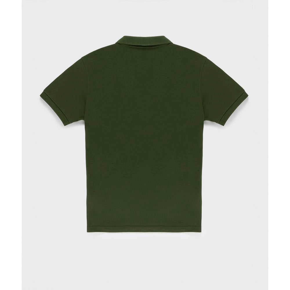 Grünes Poloshirt aus Baumwolle