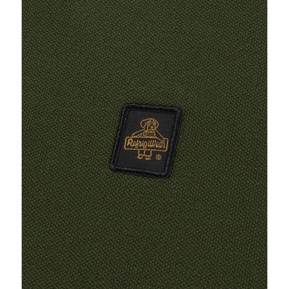 Grünes Poloshirt aus Baumwolle