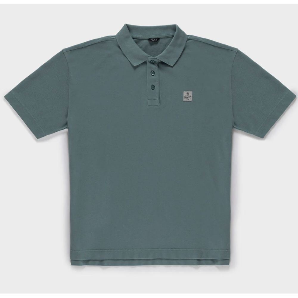 Grünes Poloshirt aus Baumwolle