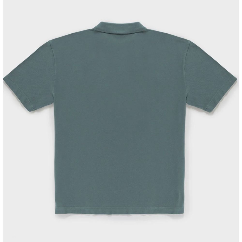 Grünes Poloshirt aus Baumwolle