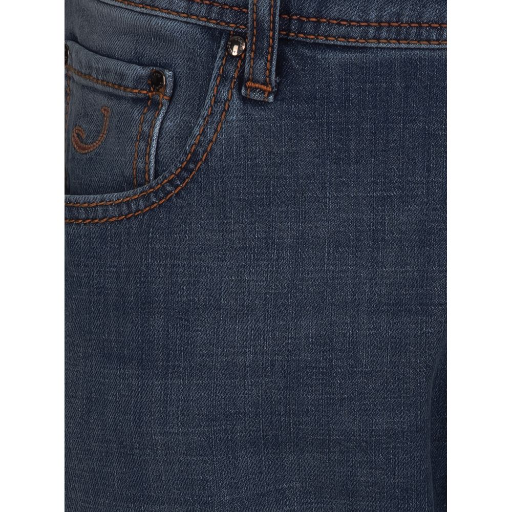 Blaue Jeans und Hose aus Baumwolle