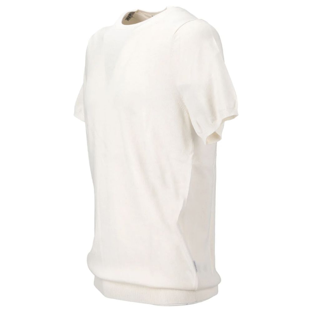 Weißes Poloshirt aus Baumwolle