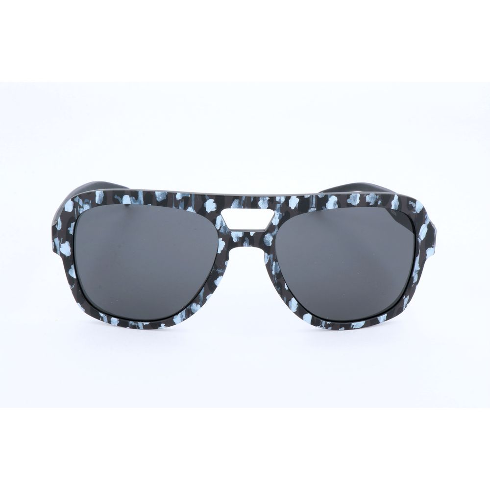 Schwarze Acetat-Sonnenbrille
