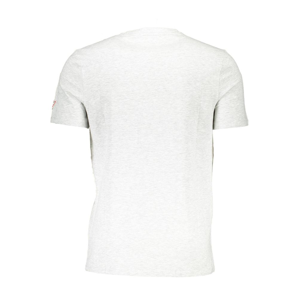 Graues Herren-T-Shirt aus Baumwolle