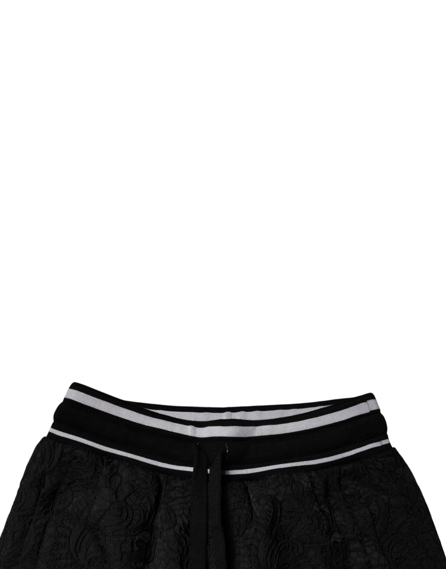 Schwarze Joggerhose mit mittlerer Taille für Herren