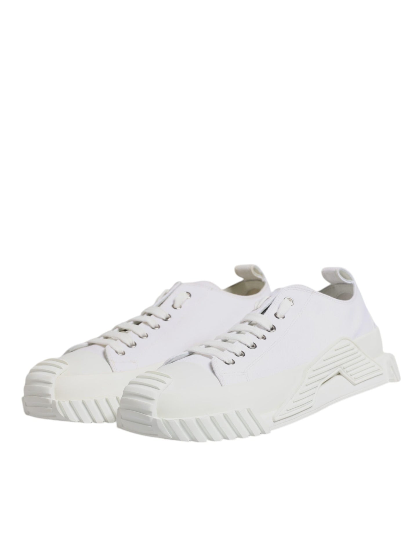 Weiße Leder Low Top NS1 Sneakers Schuhe