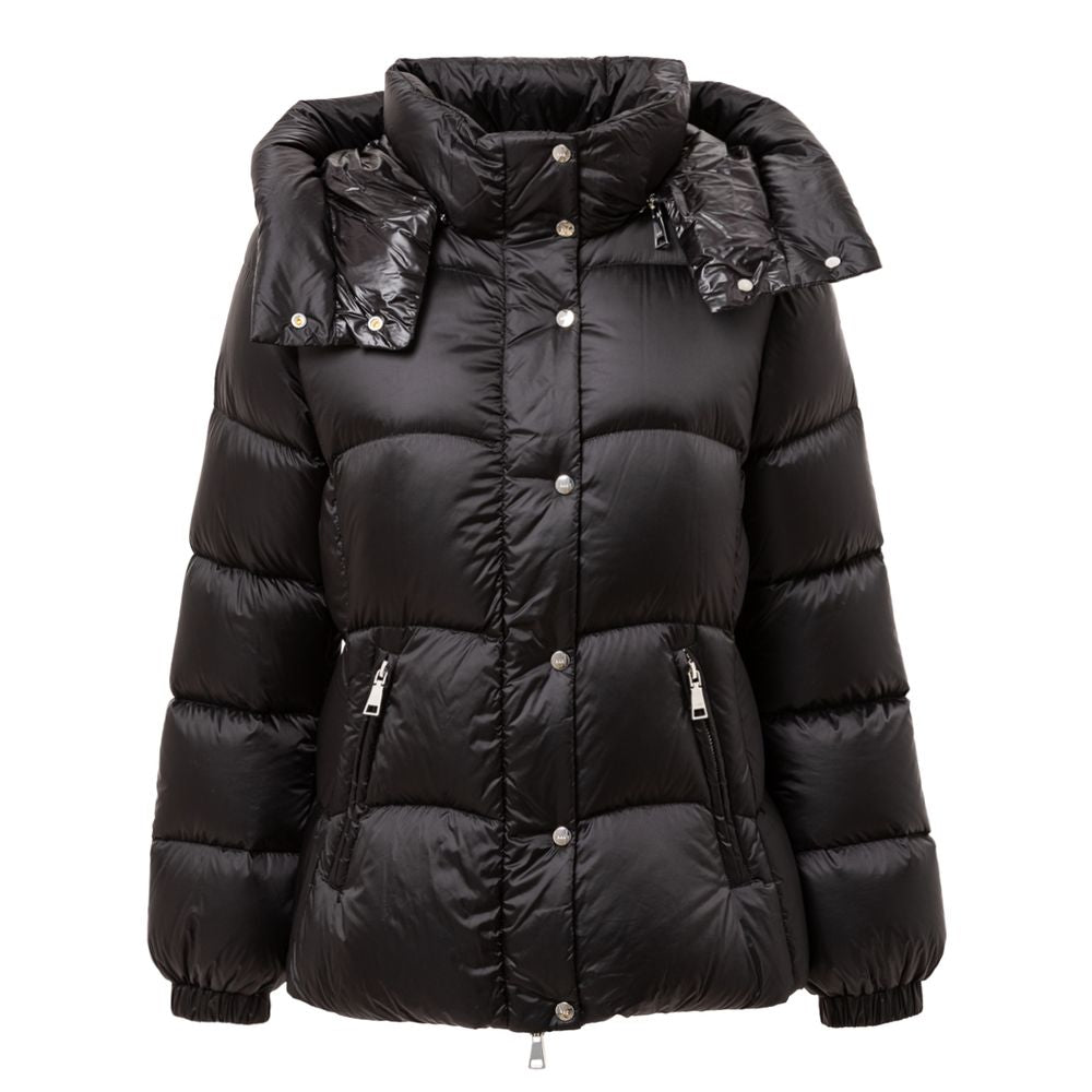 Schwarze Polyamidjacken & Mäntel