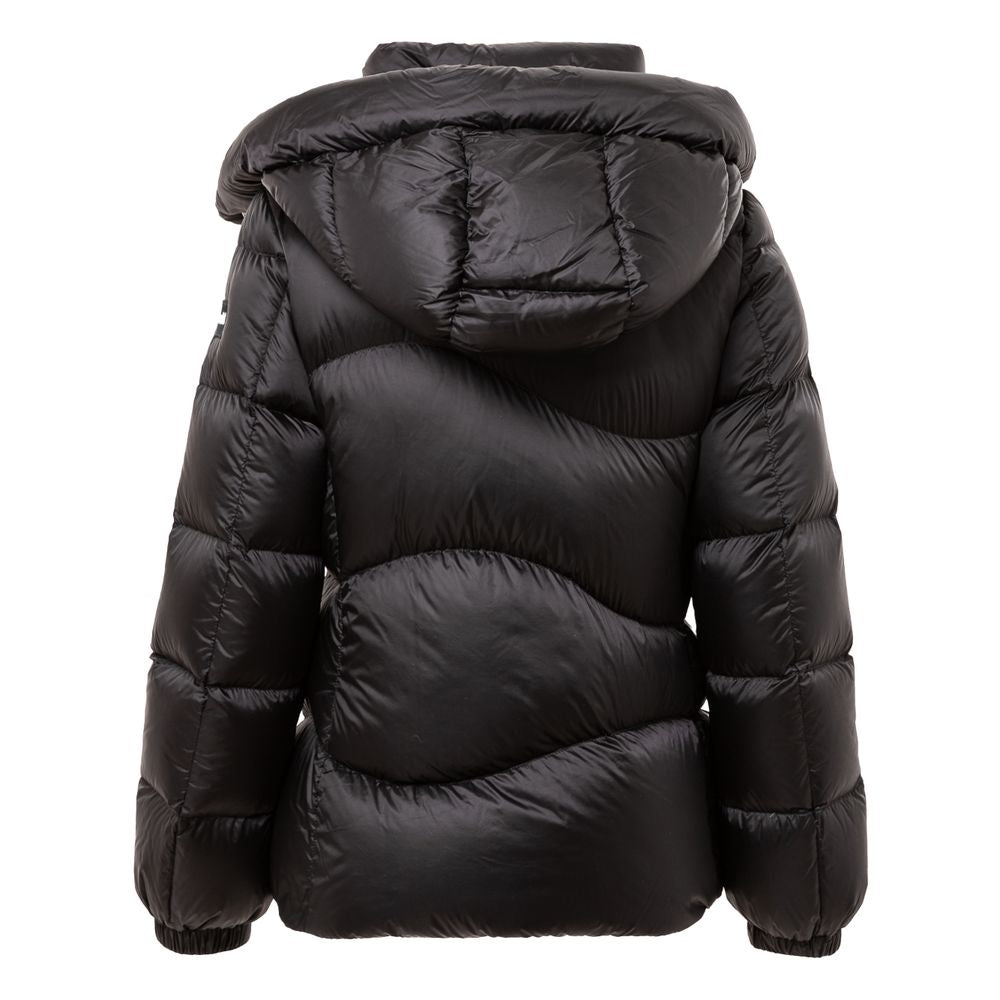 Schwarze Polyamidjacken & Mäntel
