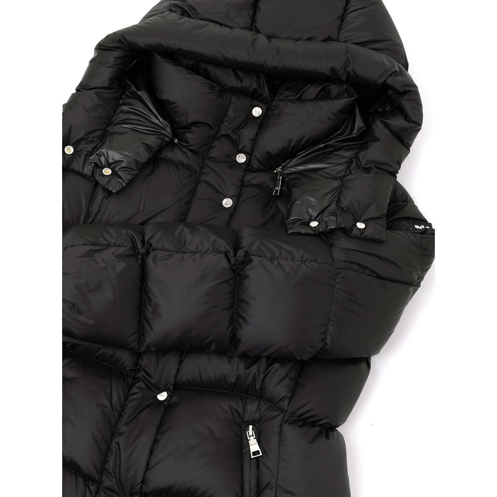 Schwarze Polyamidjacken & Mäntel