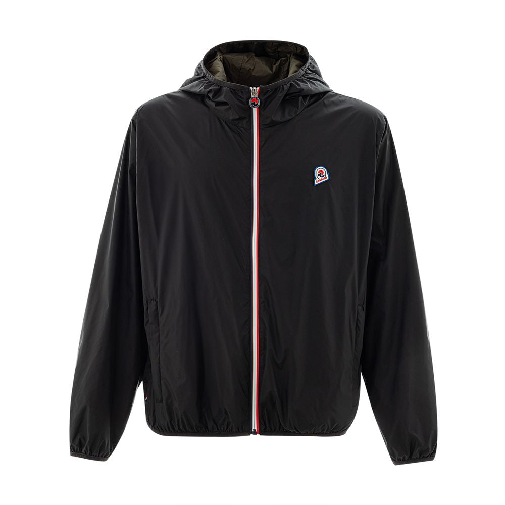 Schwarze Polyamidjacken & Mäntel