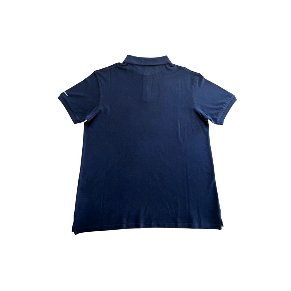 Blaues Poloshirt aus Baumwolle für Herren