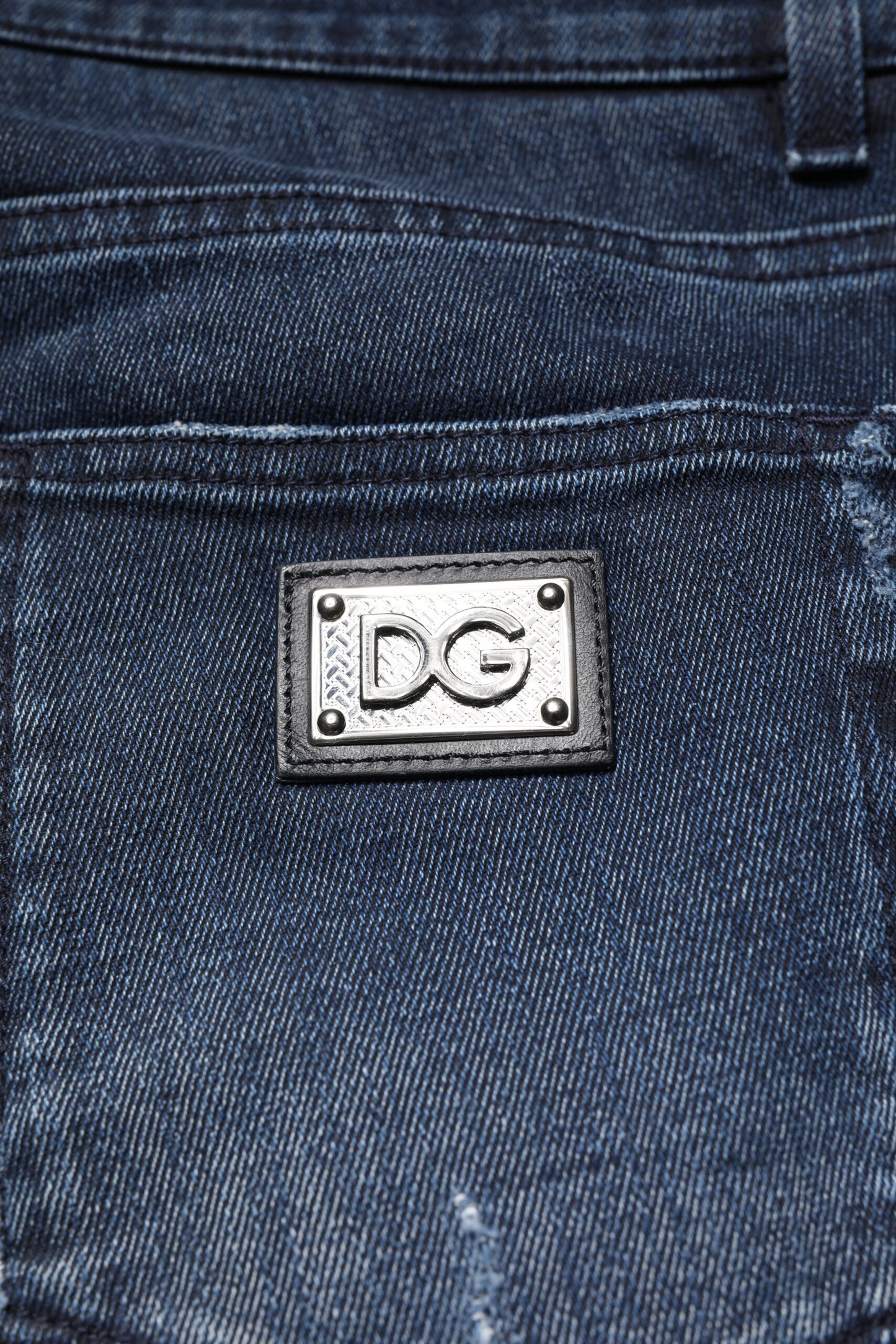 Blaue Skinny-Jeans aus Baumwollstretch für Herren