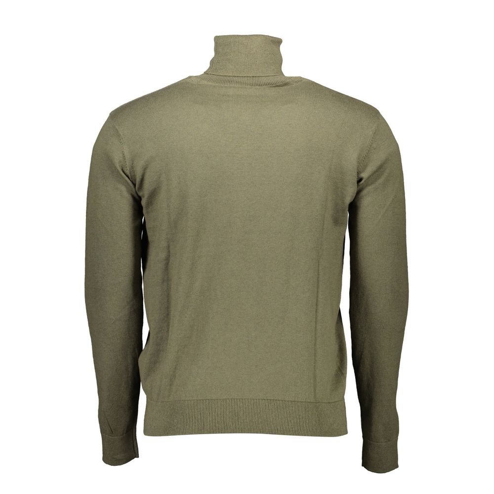 Grüner Baumwollpullover für Herren