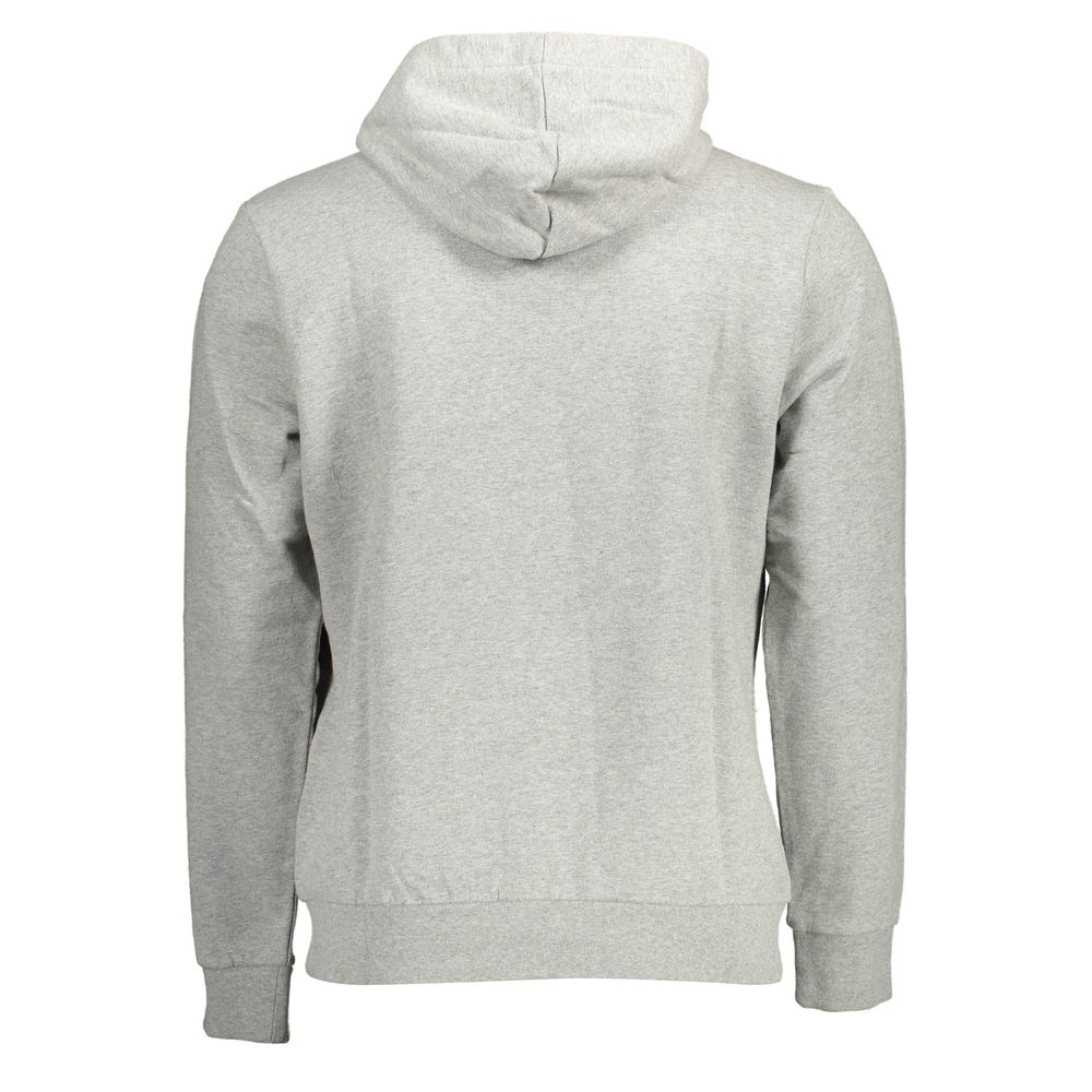 Grauer Baumwollpullover für Herren