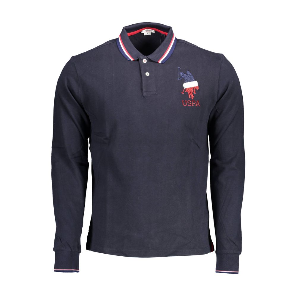 Blaues Poloshirt aus Baumwolle für Herren