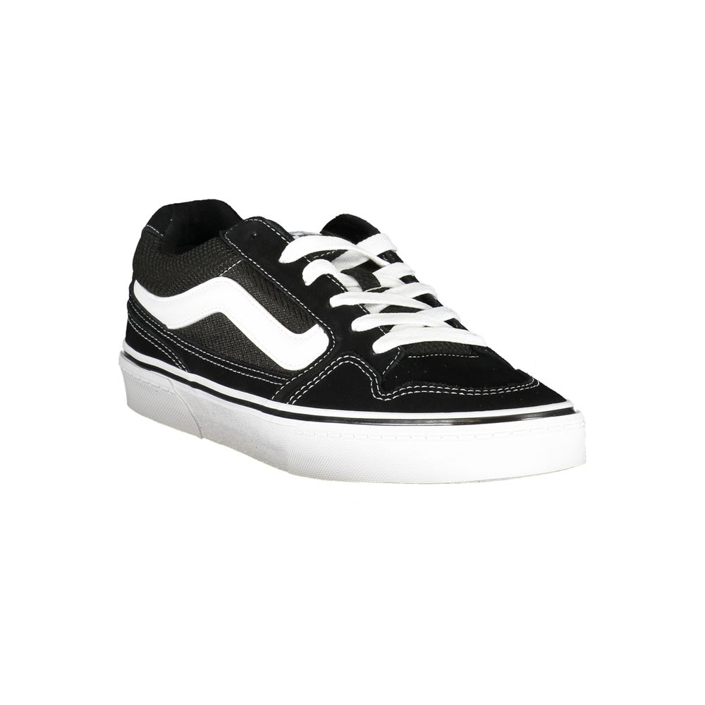 Schwarzer Polyester-Sneaker