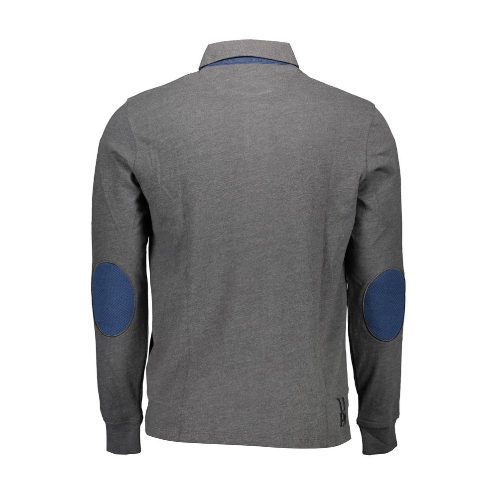 Graues Poloshirt aus Baumwolle für Herren