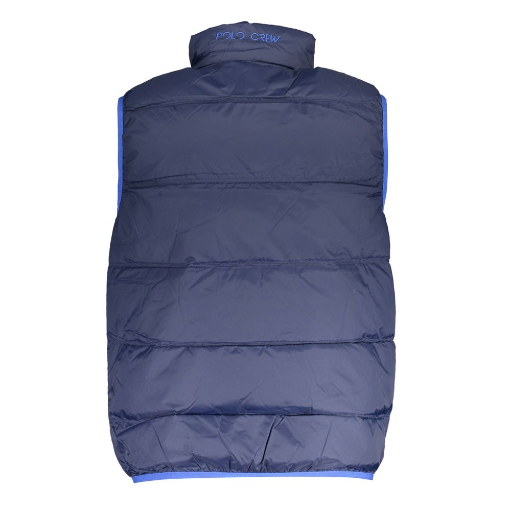 Blaue Polyamid-Herrenjacke