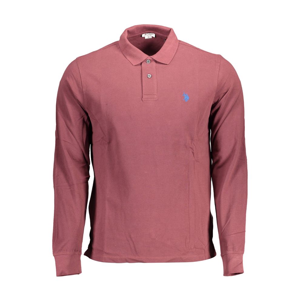 Lila Poloshirt aus Baumwolle für Herren