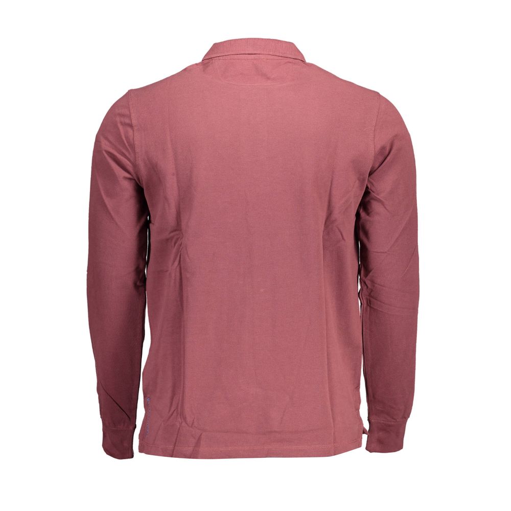 Lila Poloshirt aus Baumwolle für Herren