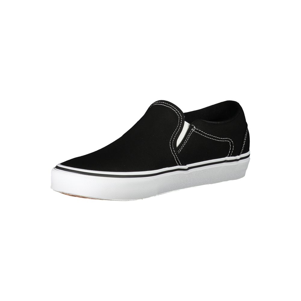 Schwarzer Polyester-Sneaker