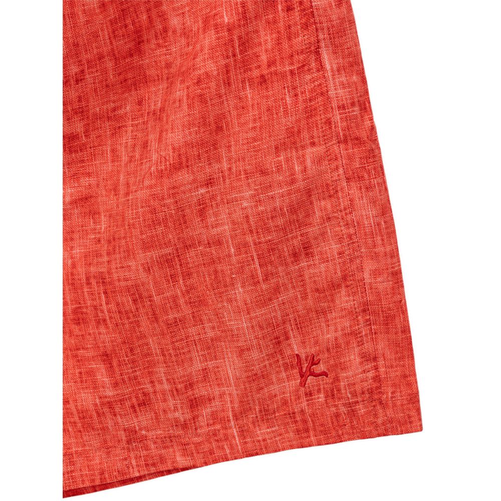 Rote Polyester-Badeshorts