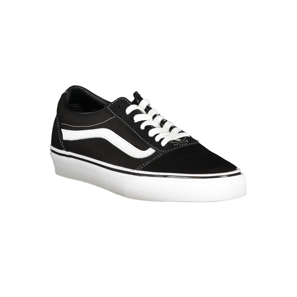 Schwarzer Polyester-Sneaker