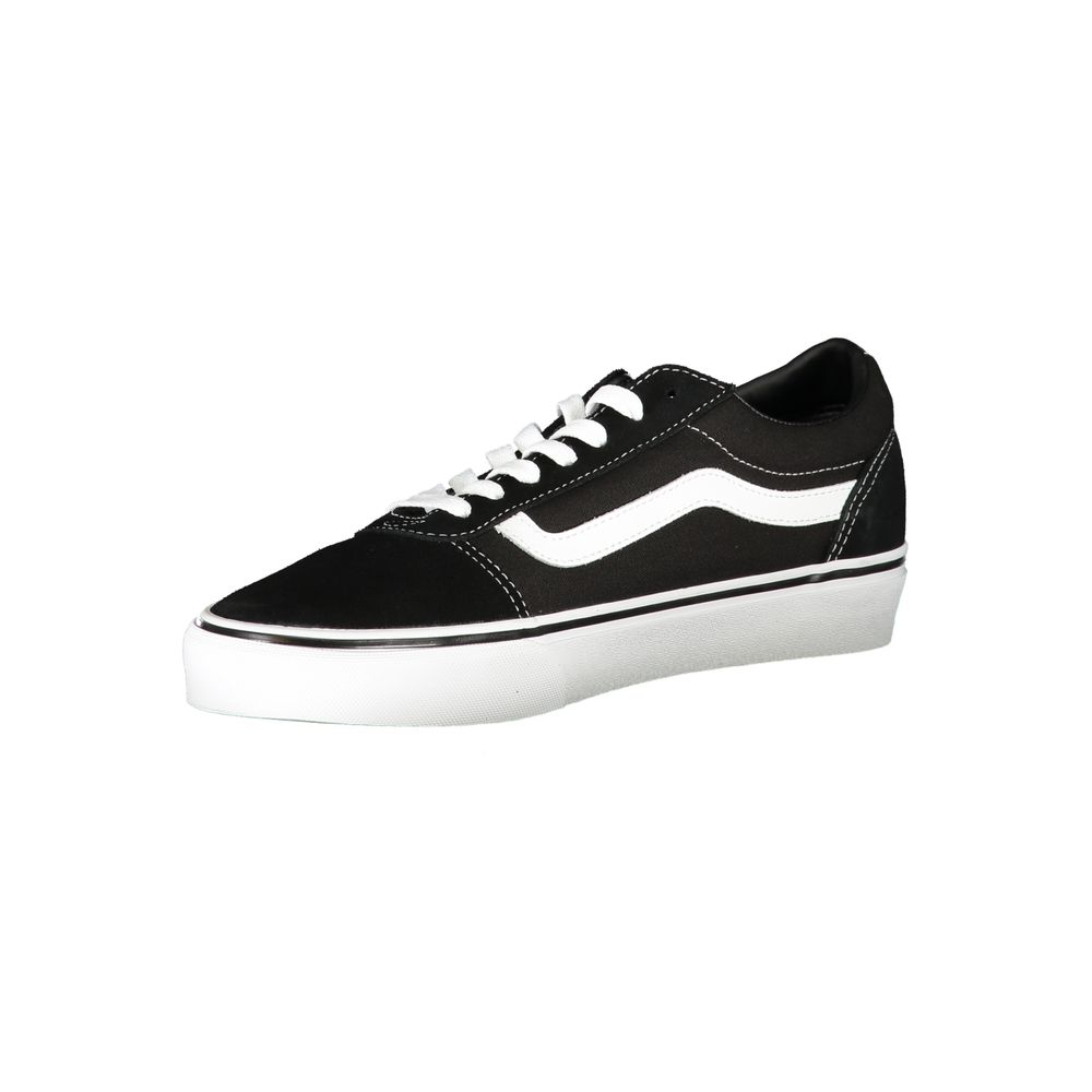Schwarzer Polyester-Sneaker