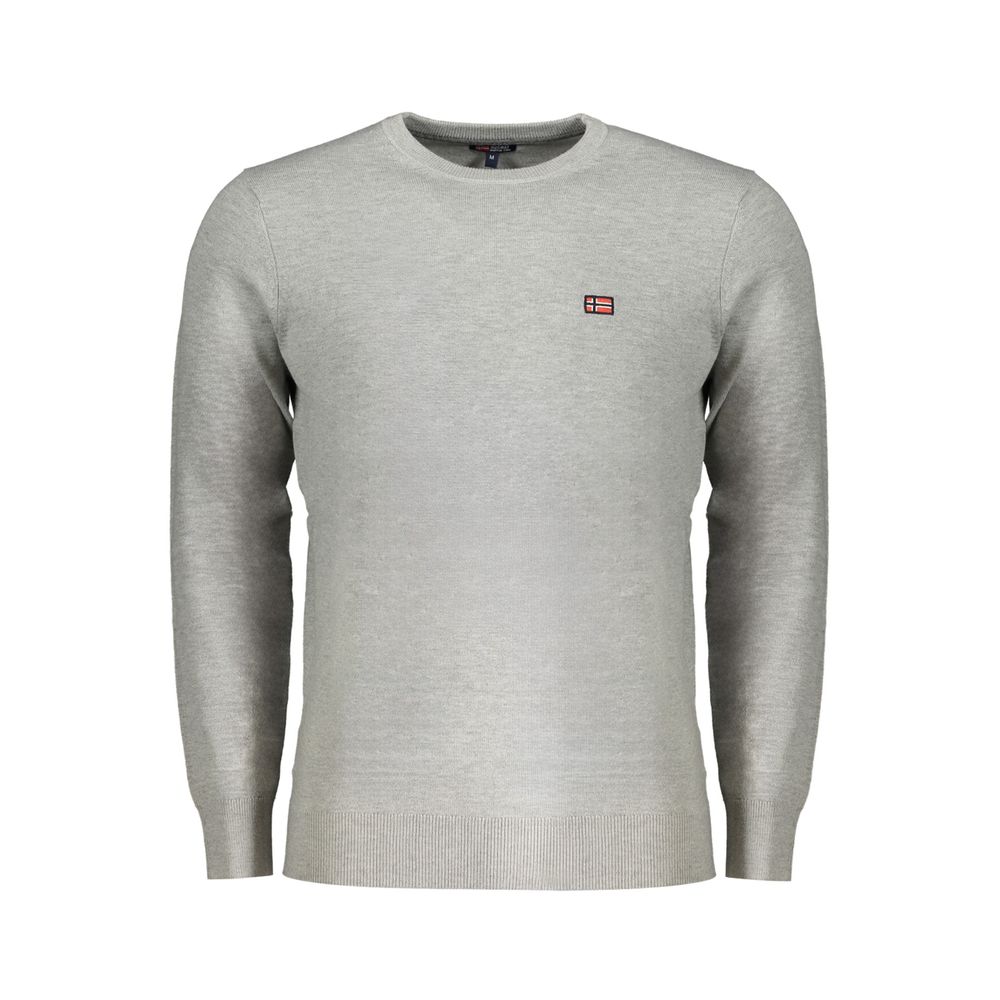 Brauner Polyester-Herrenpullover